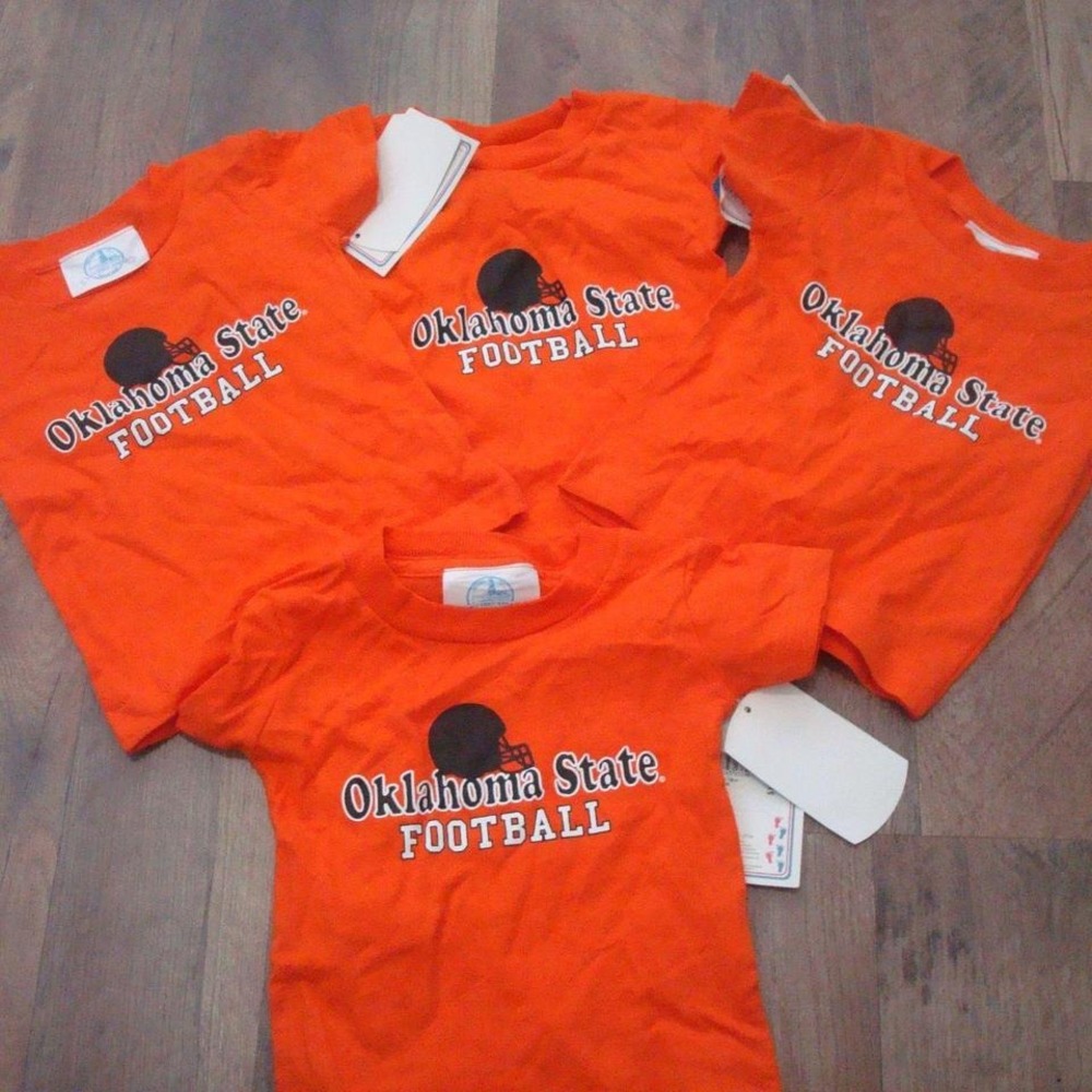 4PCT LOT BOYS 6 MONTHS OKLAHOMA STATE COWBOYS SHIRT VINTAGE Y2K 00S‎ L7